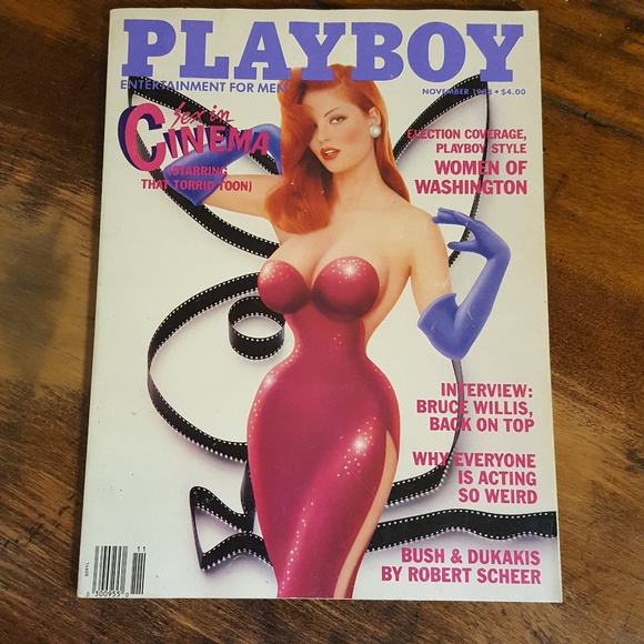 Vintage Playboy Magazine Nov. 1988 Jessica Rabbit